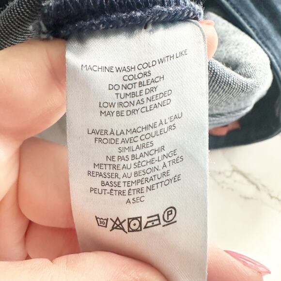 Pilcro the Icon Flare Jean Patch Pockets Women’s Size 32 mid-dark wash - Picture 11 of 16